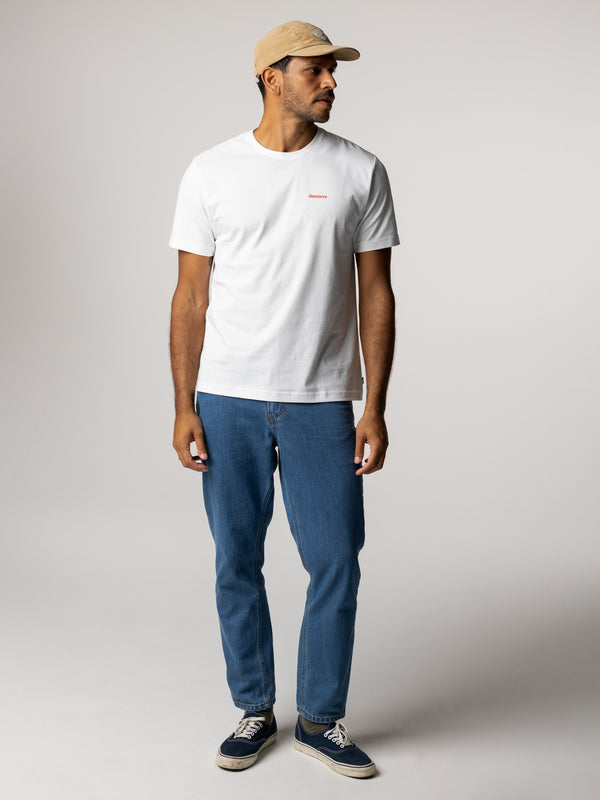 Finisterre Men's Thrills Not Spills T-Shirt White