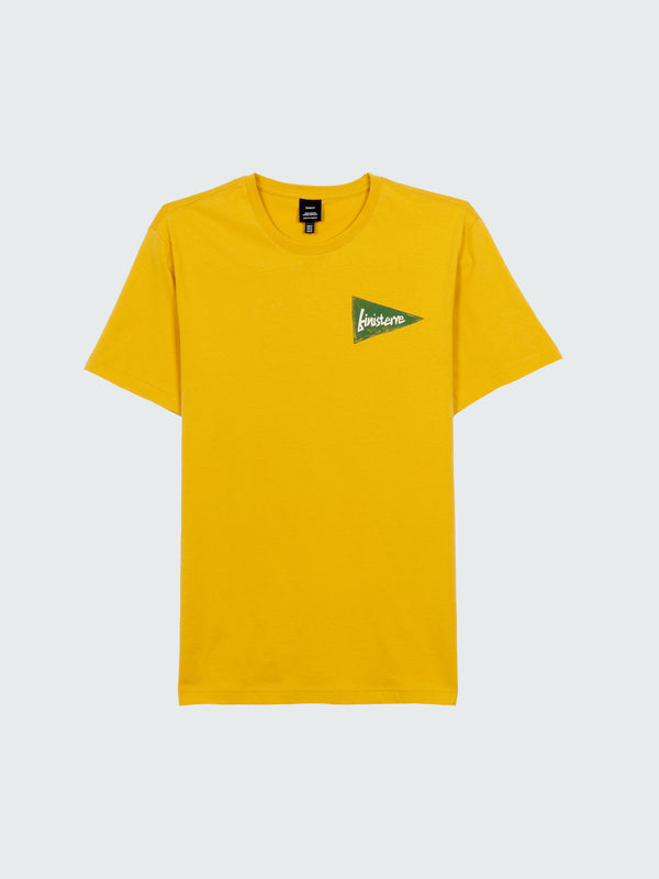 finisterre Men's Tri Patch T-Shirt Sun Glow