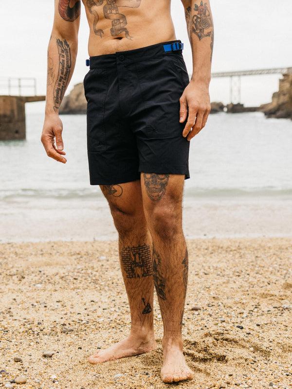 Finisterre Men's Walker Hybrid Short Dark Navy