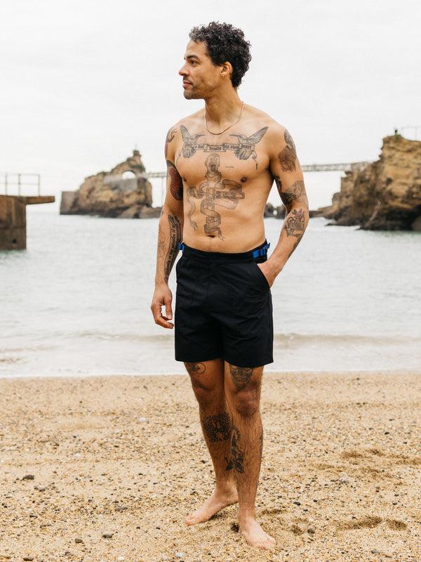 finisterre Men's Walker Hybrid Short Dark Navy