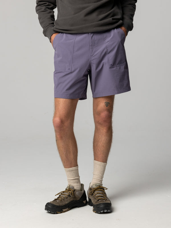 Finisterre Men's Walker Hybrid Short Violet Sky