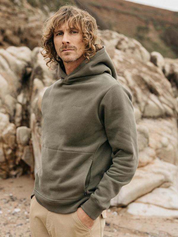 finisterre Men's Zawn Hoodie Olive