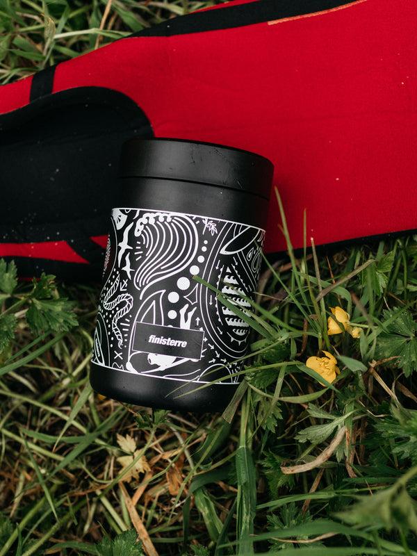 finisterre MiiR Food Flask 24oz Black Paisley