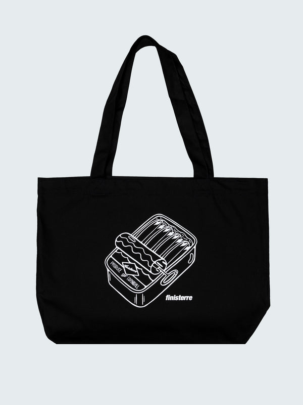 finisterre Sardines Tote Bag Black