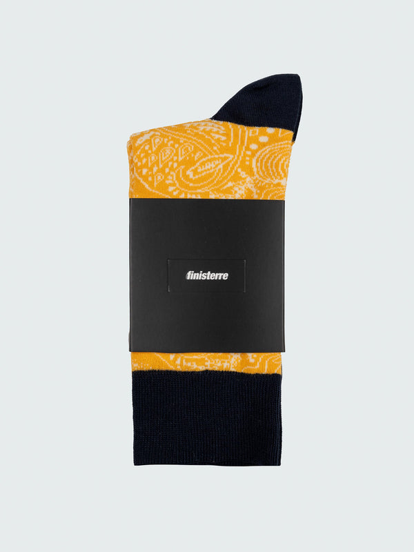 Finisterre Tidelands Sock Paisley Manuka/Navy