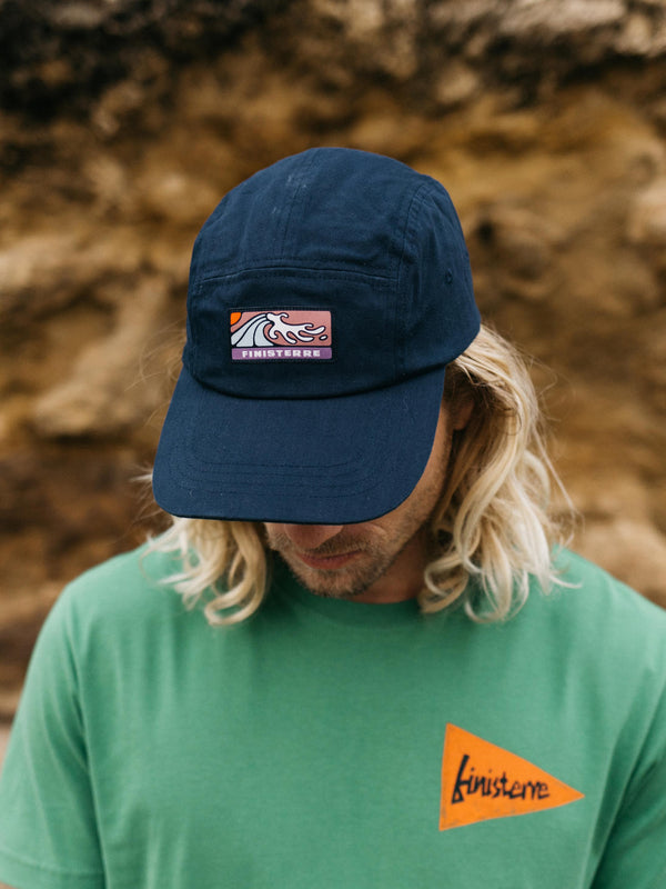 finisterre Tonkin Wild Wave Patch Cap Navy