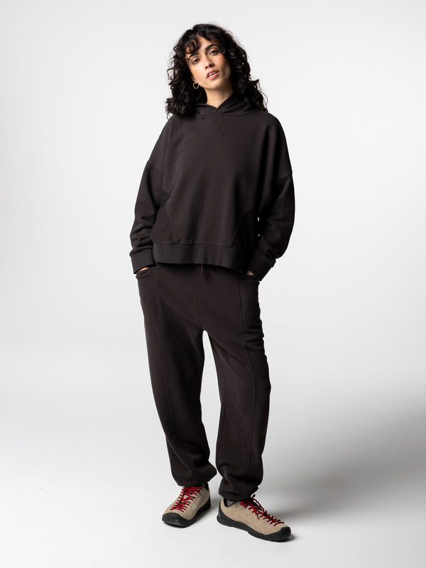 Finisterre Women's Awen Hoodie Burnt Umber