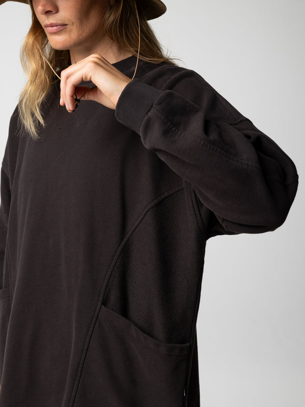 Finisterre Women's Awen Sweatshirt Burnt Umber