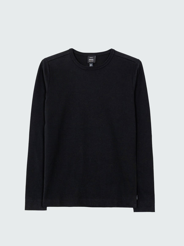 Finisterre Women's Eldon Long Sleeve T-Shirt Black
