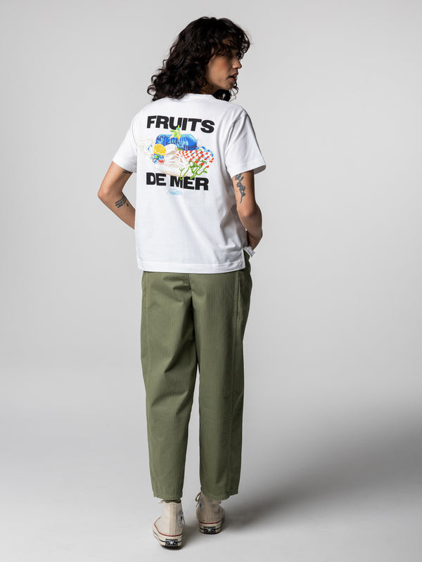 Finisterre Women's Fruits De Mer T-Shirt White