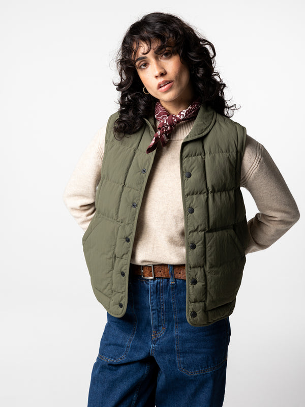 Finisterre Women's Lapwing Insulated Gilet Olive