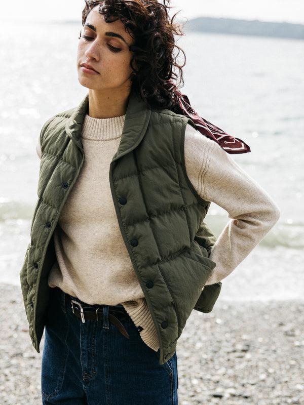 finisterre Women's Lapwing Insulated Gilet Olive