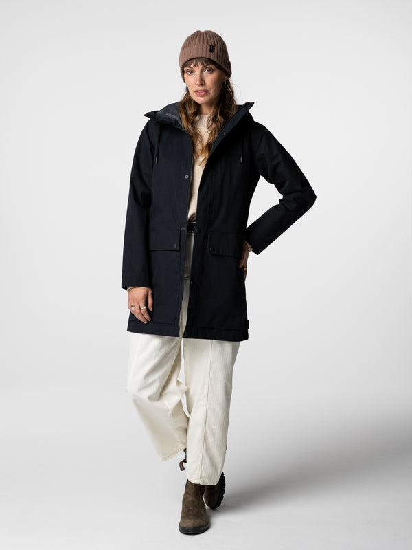 Finisterre Women's Litus Waterproof Jacket Black