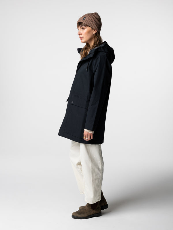 Finisterre Women's Litus Waterproof Jacket Black