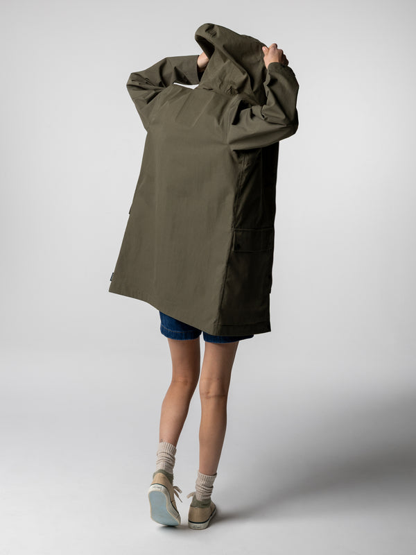 Finisterre Women's Litus Waterproof Jacket Olive