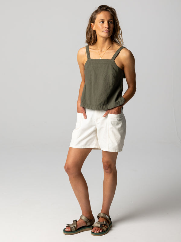 Finisterre Women's Morva Cami Top Olive