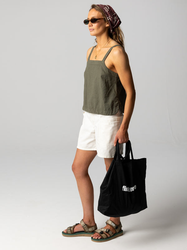Finisterre Women's Morva Cami Top Olive