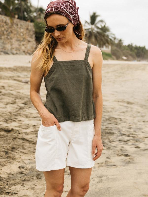 finisterre Women's Morva Cami Top Olive