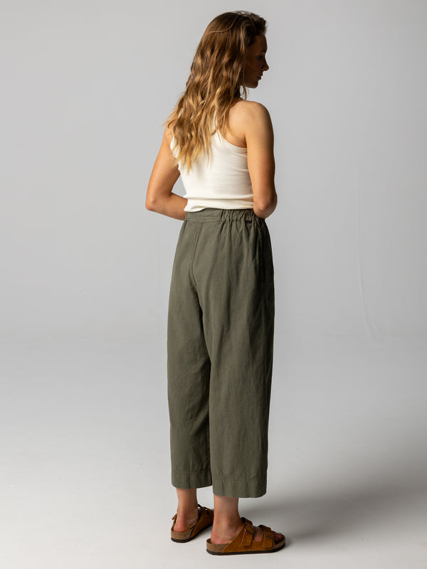 Finisterre Women's Morva Hemp Culotte Olive