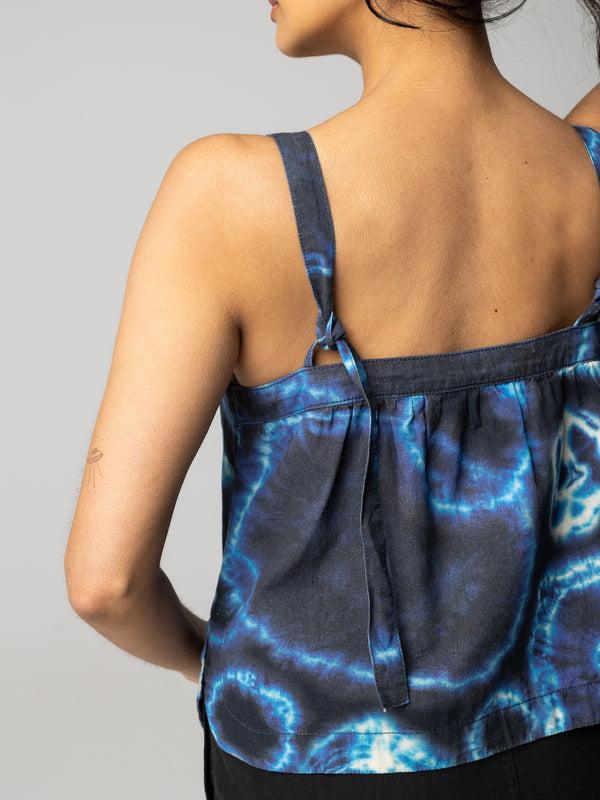 Finisterre Women's Morva Linen Cami Top Shibori