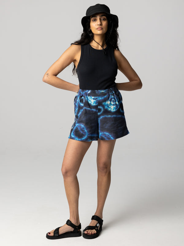 Finisterre Women's Morva Linen Short Shibori