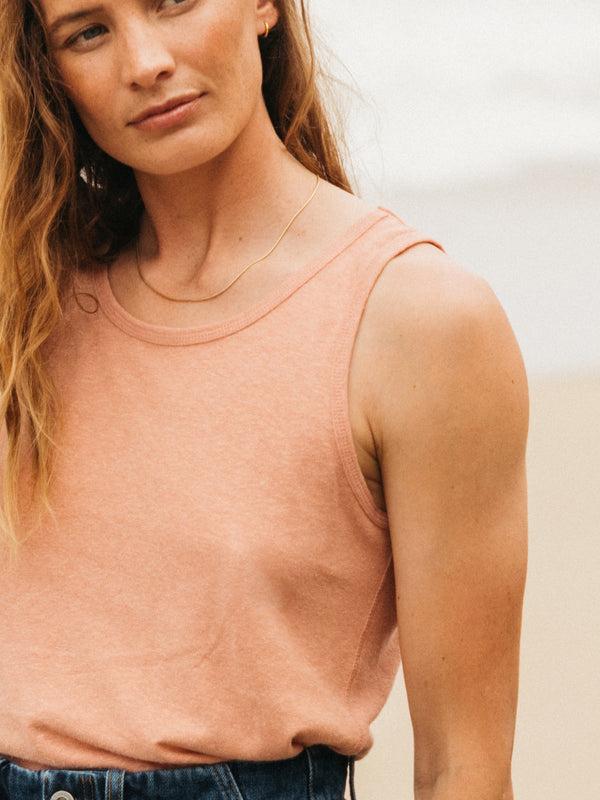 Finisterre Women's Riviera Hemp Vest Clay
