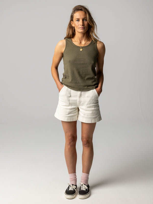 Finisterre Women's Riviera Hemp Vest Olive