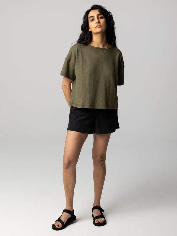 Finisterre Women's Riviera T-Shirt Olive