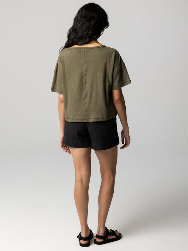 Finisterre Women's Riviera T-Shirt Olive