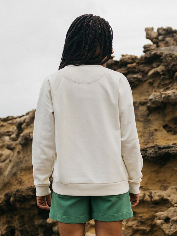 Finisterre Women's Serpentine Sweatshirt Ecru
