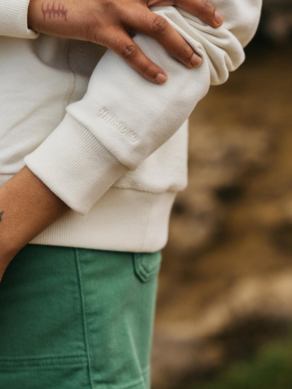 Finisterre Women's Serpentine Sweatshirt Ecru