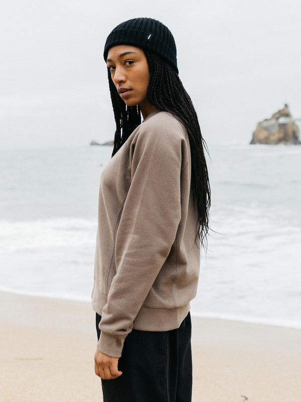 Finisterre Women's Serpentine Sweatshirt Woodsmoke