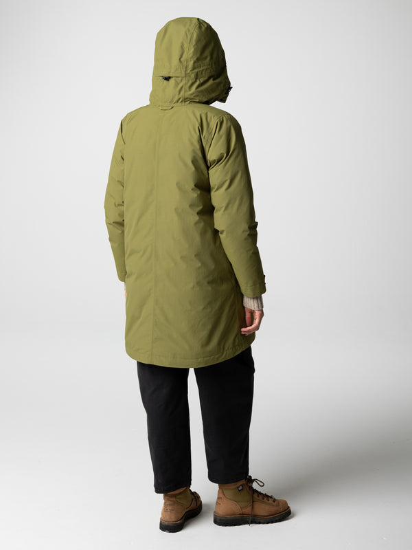Finisterre Women's Skye Waterproof Parka Seagrass