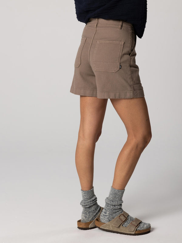 Finisterre Women's Yarrel Canvas Short Woodsmoke