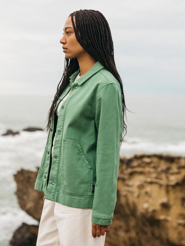 Finisterre Women's Yarrel Chore Jacket Samphire
