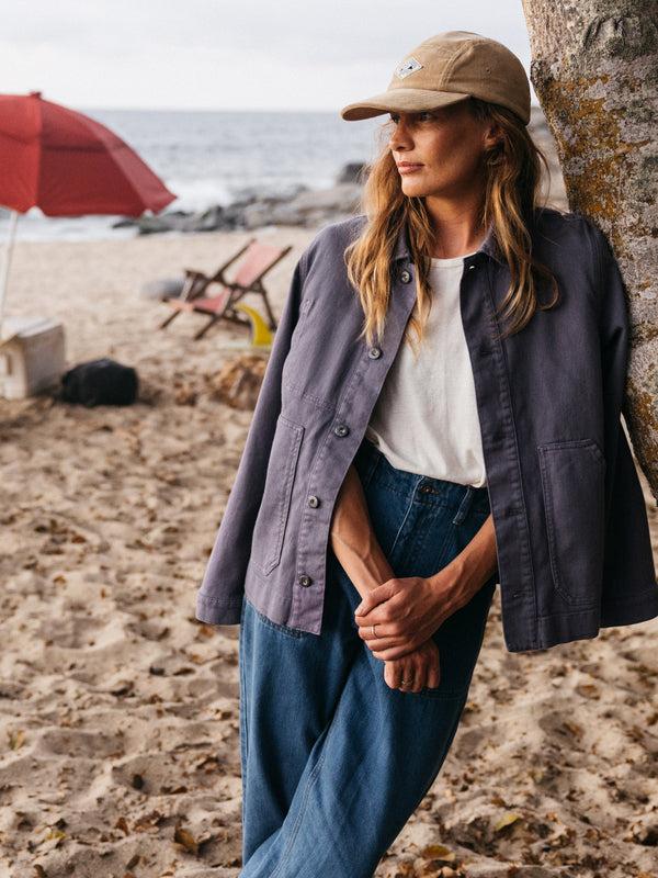 finisterre Women's Yarrel Chore Jacket Violet Sky