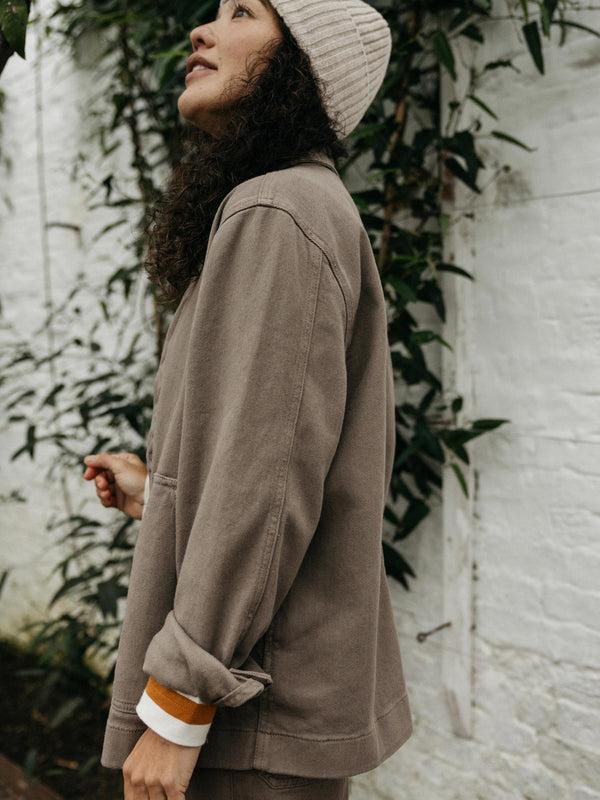 Finisterre Women's Yarrel Chore Jacket Woodsmoke