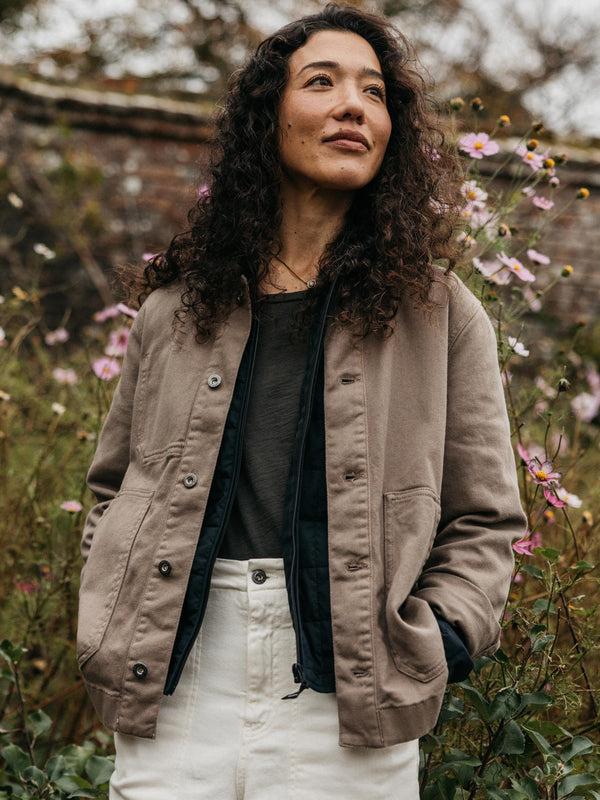 finisterre Women's Yarrel Chore Jacket Woodsmoke