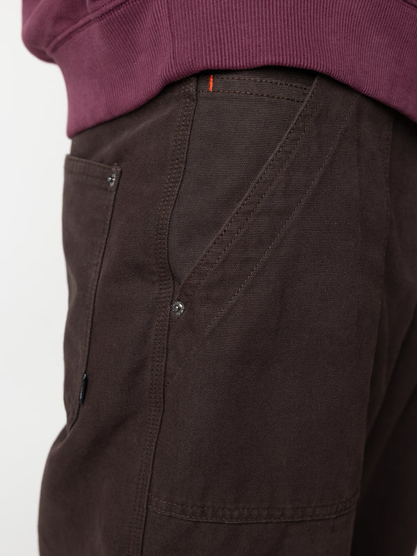 Finisterre Men's Basset Flannel Lined Utility Trouser Burnt Umber