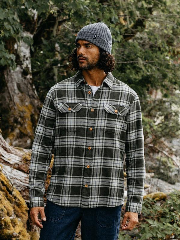 finisterre Men's Beardsmore Shirt Timber Green Check