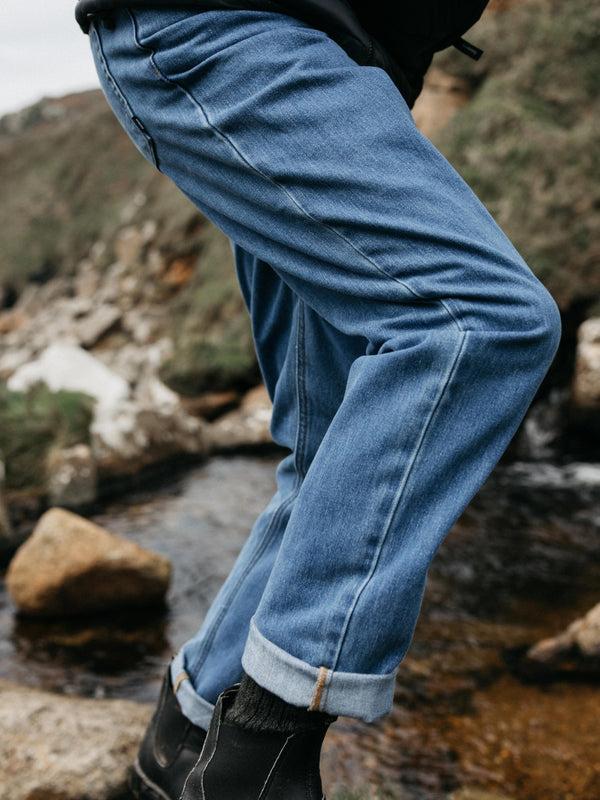 Finisterre Men's Breaker 5-Pocket Jean Washed Indigo