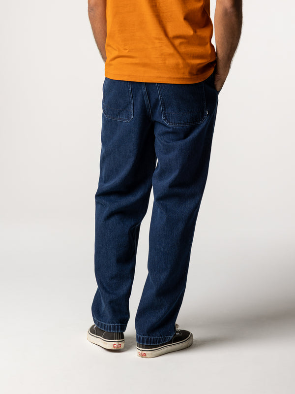 Finisterre Men's Denim Basset Utility Trouser Dark Indigo