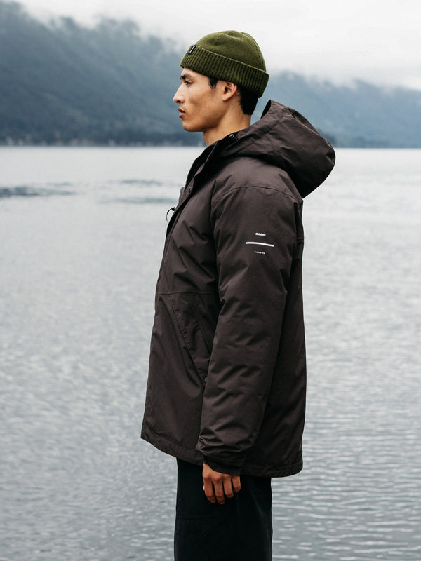 finisterre Men's Forth Waterproof Jacket Burnt Umber