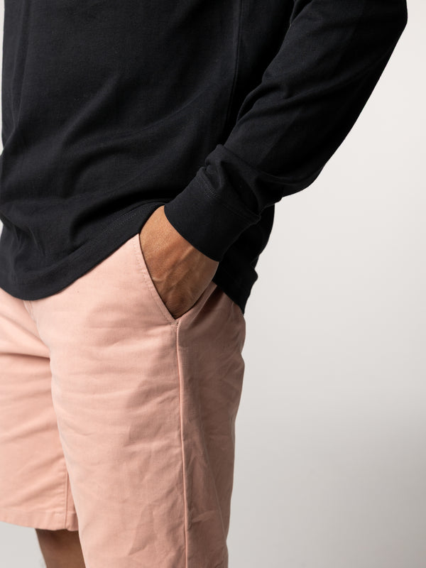 Finisterre Men's Harlyn Logo Long Sleeve T-Shirt Black