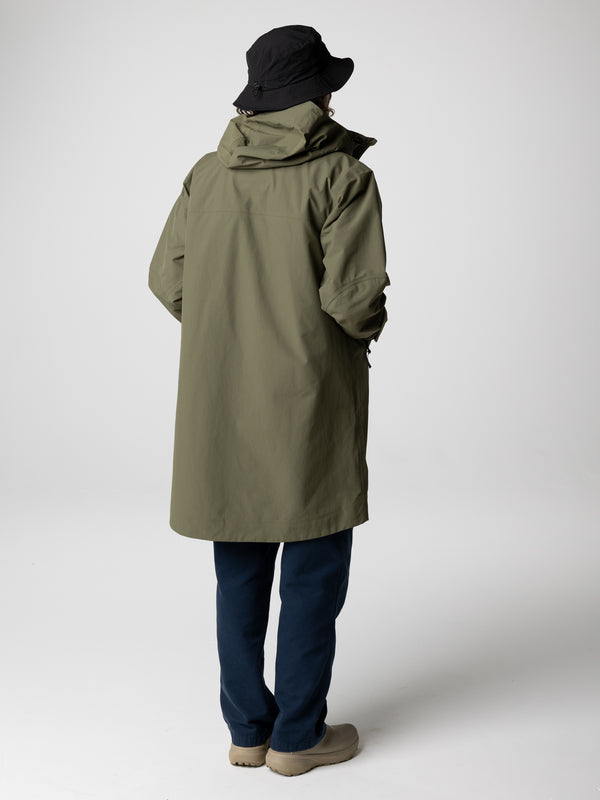 Finisterre Men's Longline Stormbird Waterproof Jacket Olive
