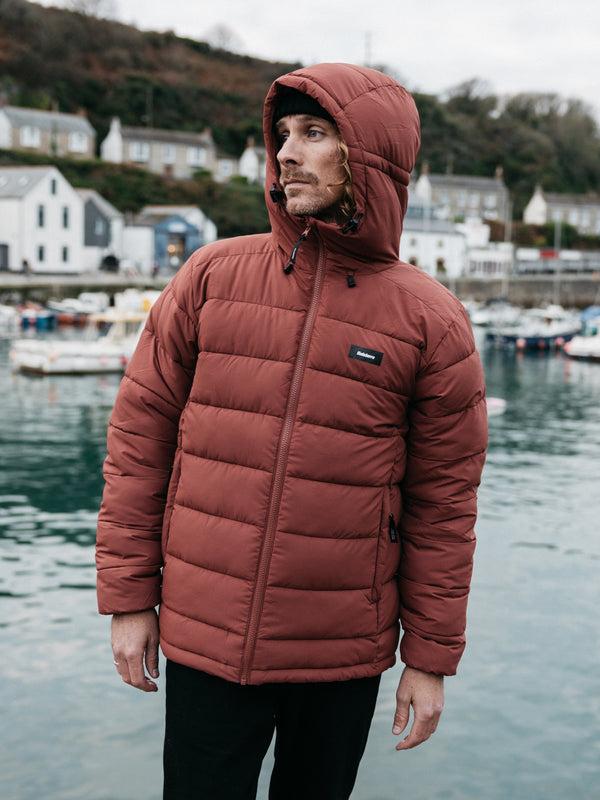 finisterre Men's Nebulas Insulated Jacket Dark Rosewood