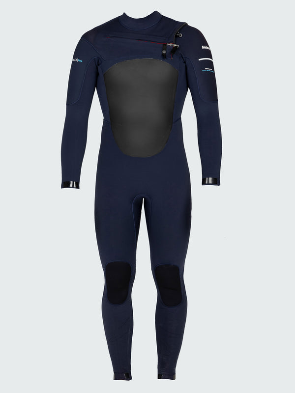 finisterre Men's Nieuwland 4.5/3.5mm Yulex® Chest Zip Wetsuit Ink