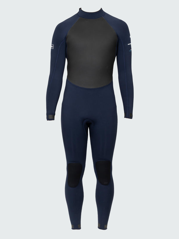finisterre Men's Nieuwland 5.5/4.5mm Yulex® Back Zip Wetsuit Ink
