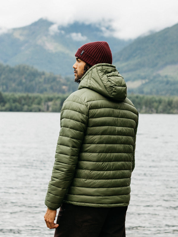 Finisterre Men's Nimbus Hooded Jacket Deep Seagrass