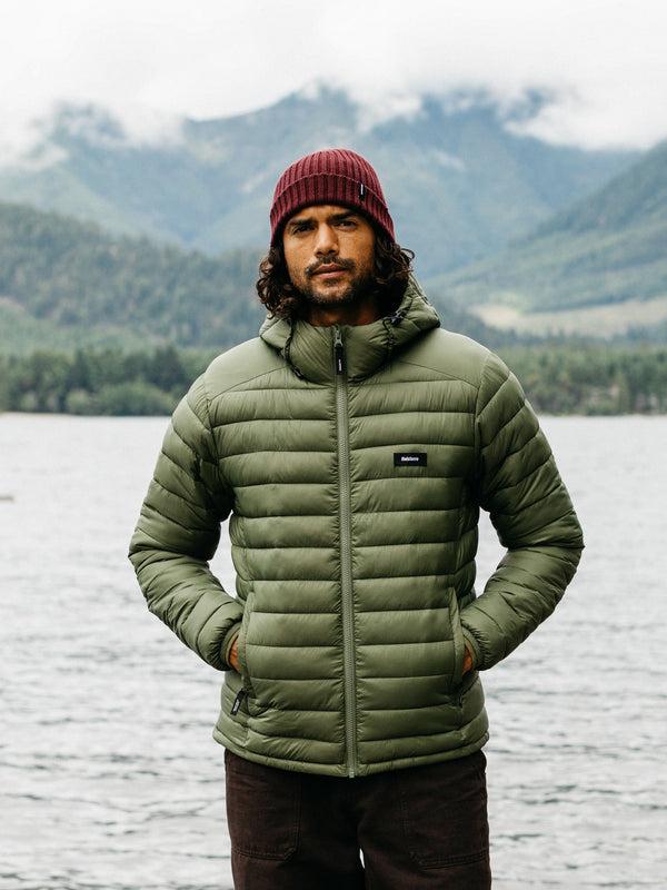finisterre Men's Nimbus Hooded Jacket Deep Seagrass